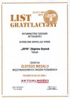 List gratulacyjny - Międzynarodowe Targi Poznańskie 2009